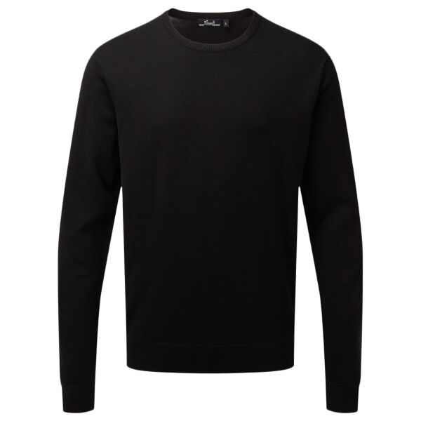 Premier Cotton Rich Crew Neck Sweater Thumbnail