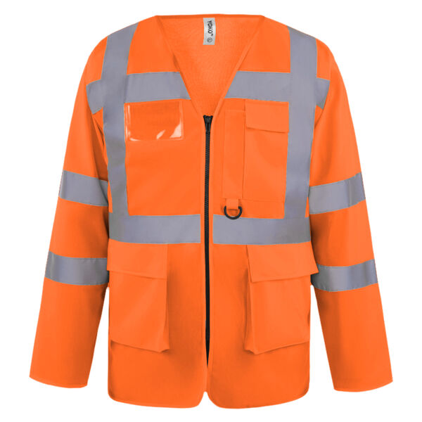Yoko Hi-Vis Executive Long Sleeve Waistcoat Thumbnail