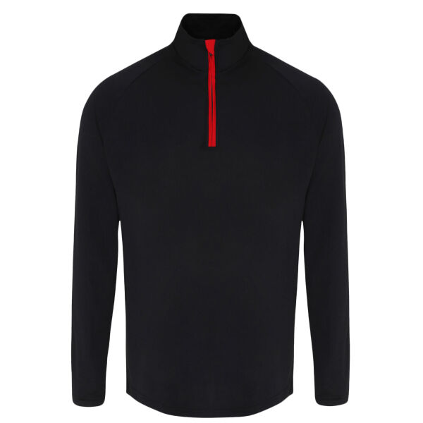 TriDri® long sleeve performance ¼ zip Thumbnail