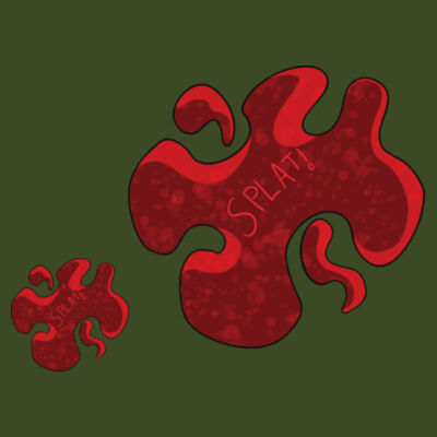 Lucky 13 Blood Splat Hoodie Design